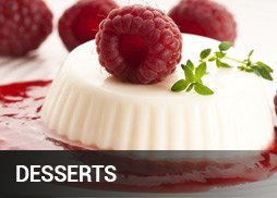 Panna Cotta Himbeeren - Restaurant Park - Hanau
