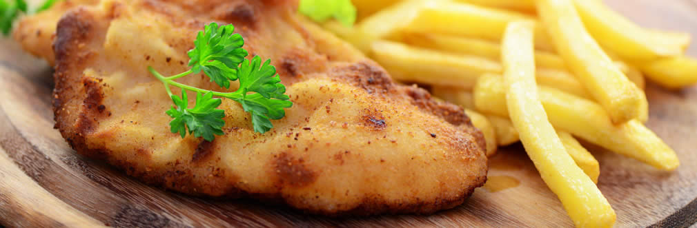 Wiener Schnitzel mit Pommes